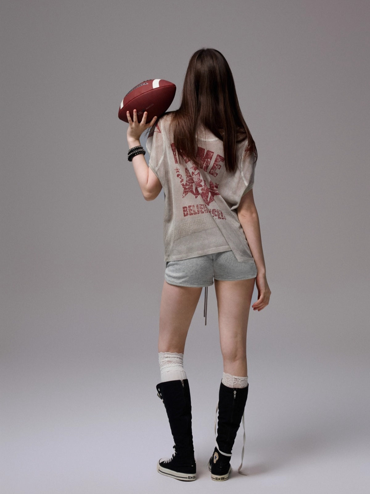Retro Mesh Rugby V-Neck Jersey