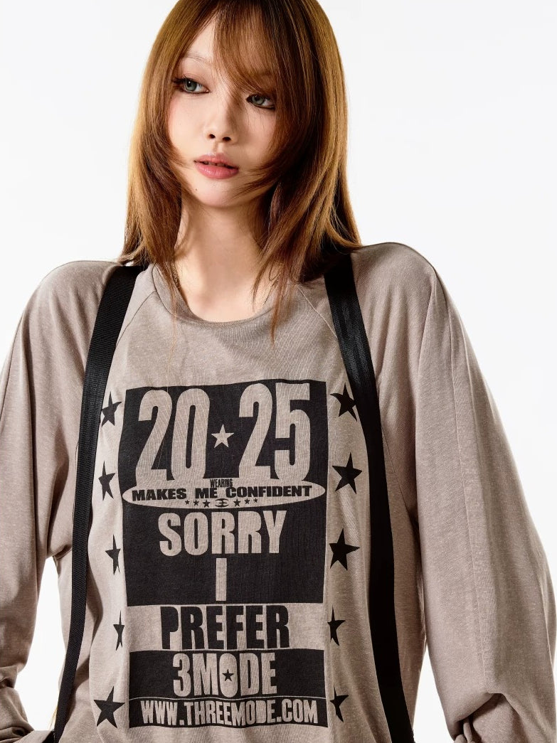 Vintage Letter T-shirt