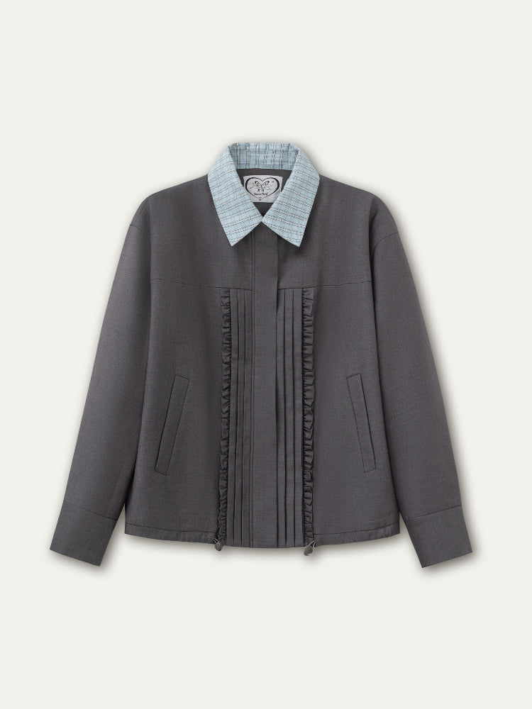 Romantic Order Wool Jackets & Skirt Set