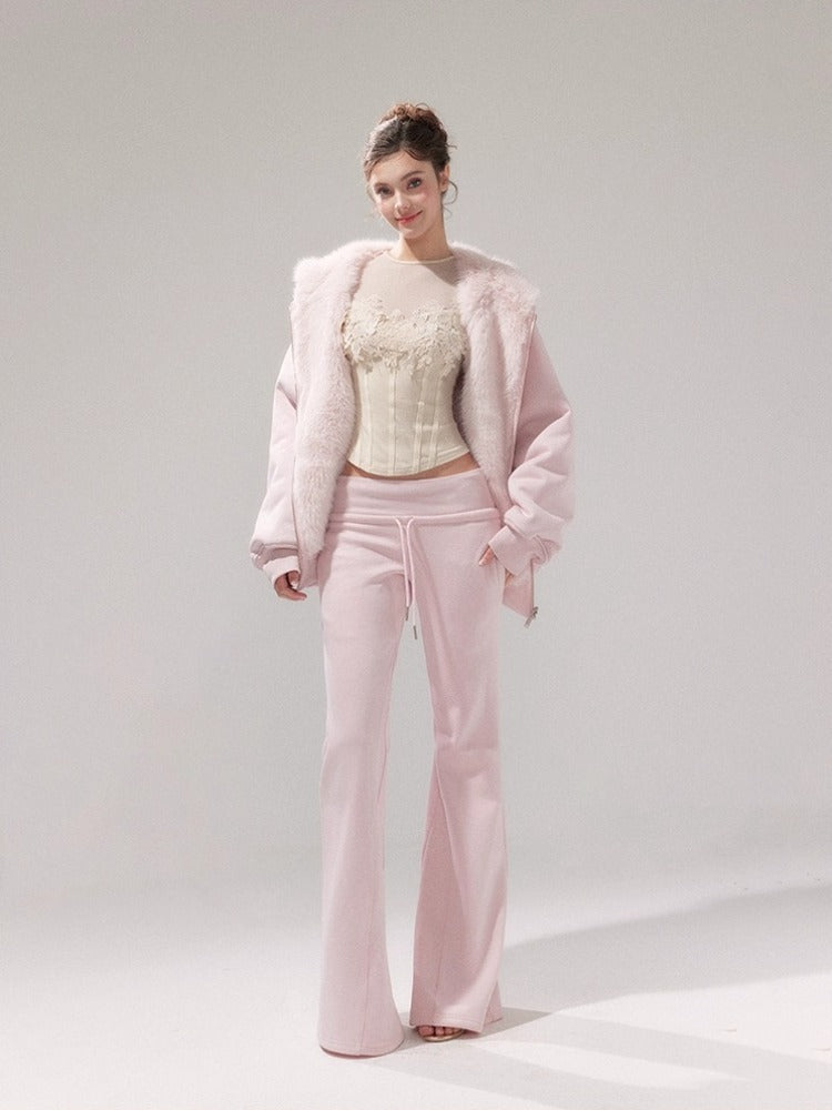 Reversible Hooded Sweatshirt & Fleece Pants Set