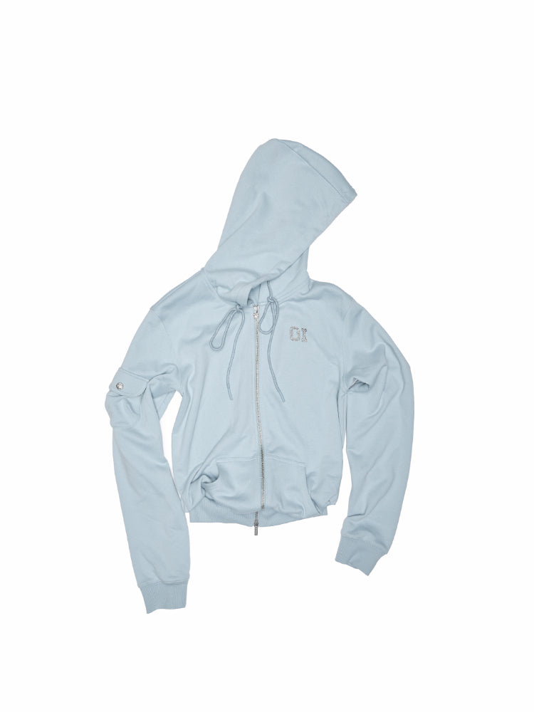 Solid Color Hoodie & Sweatpants Set