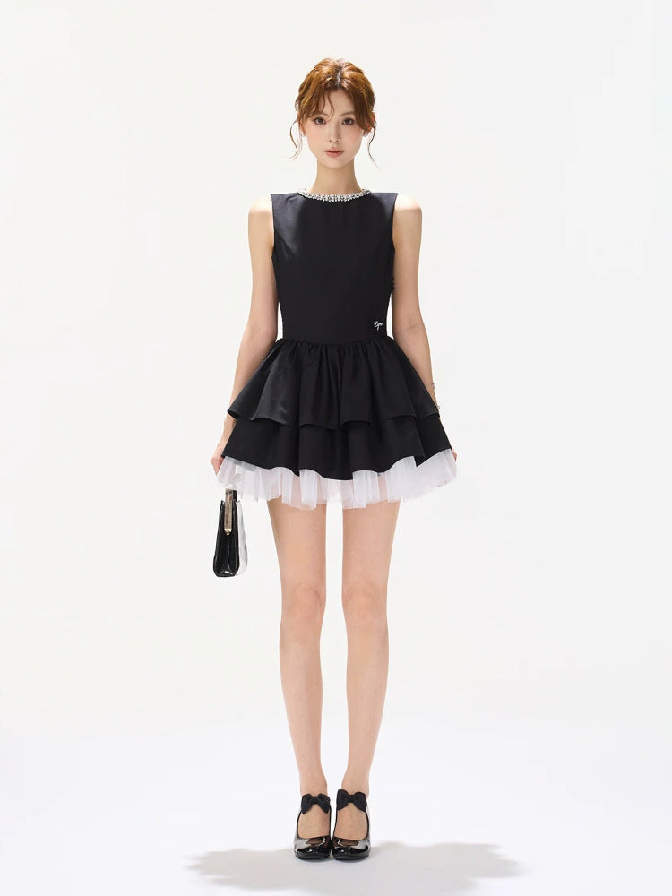 Ballet Princess Embellished Sleeveless Dress