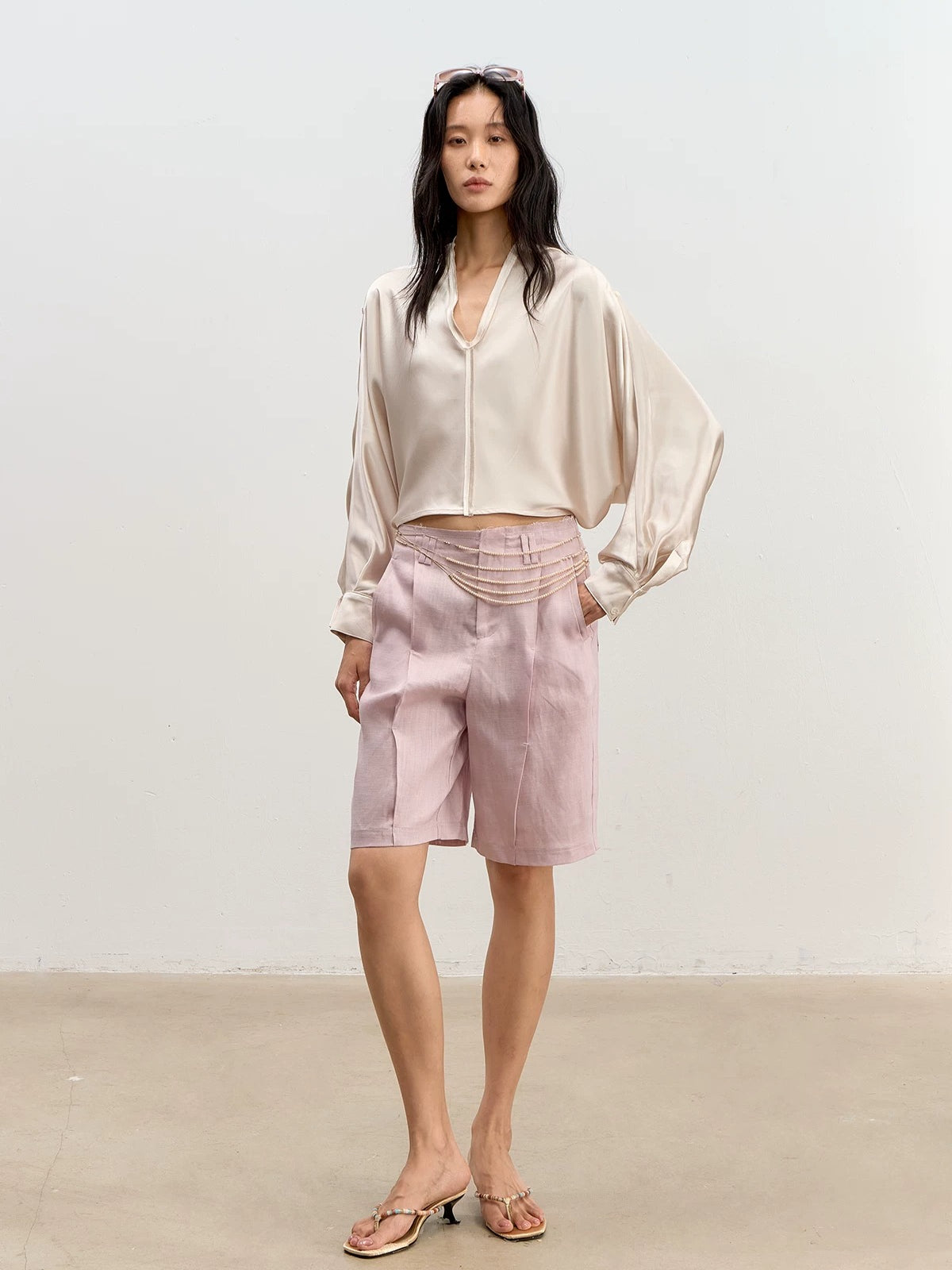 Acetate Satin Blouse