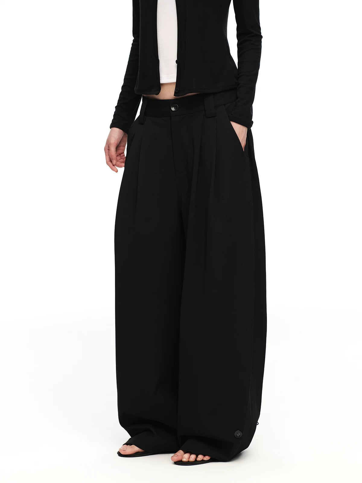 Double Pleated Pants