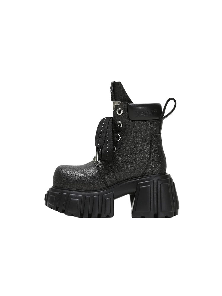 Starry Platform Boots