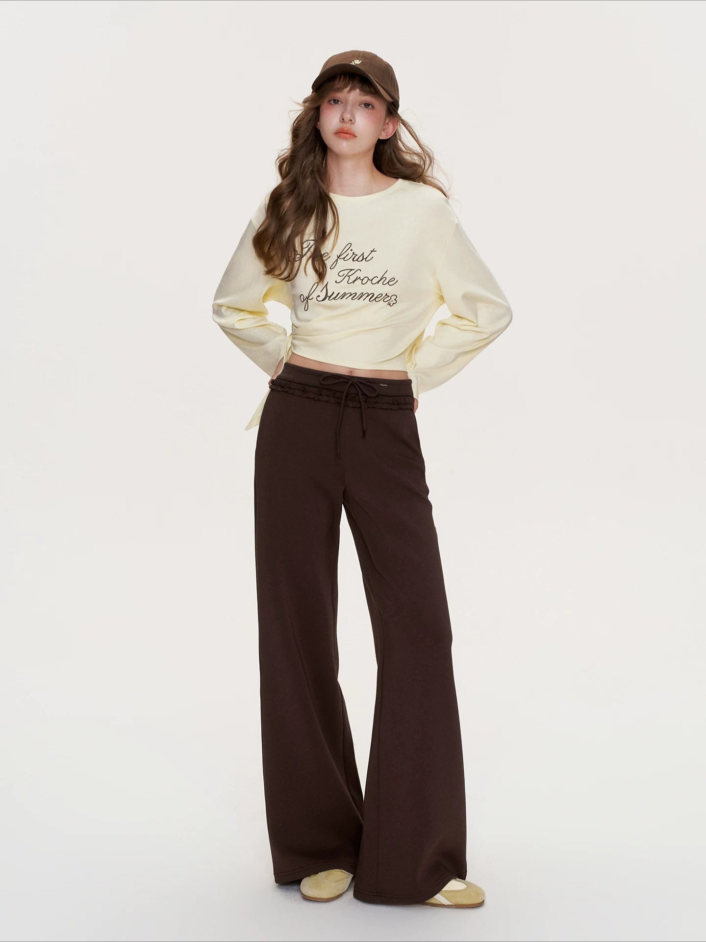 Cotton Straight Pants
