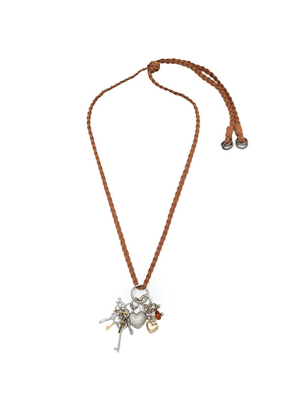 Braided Key Necklace