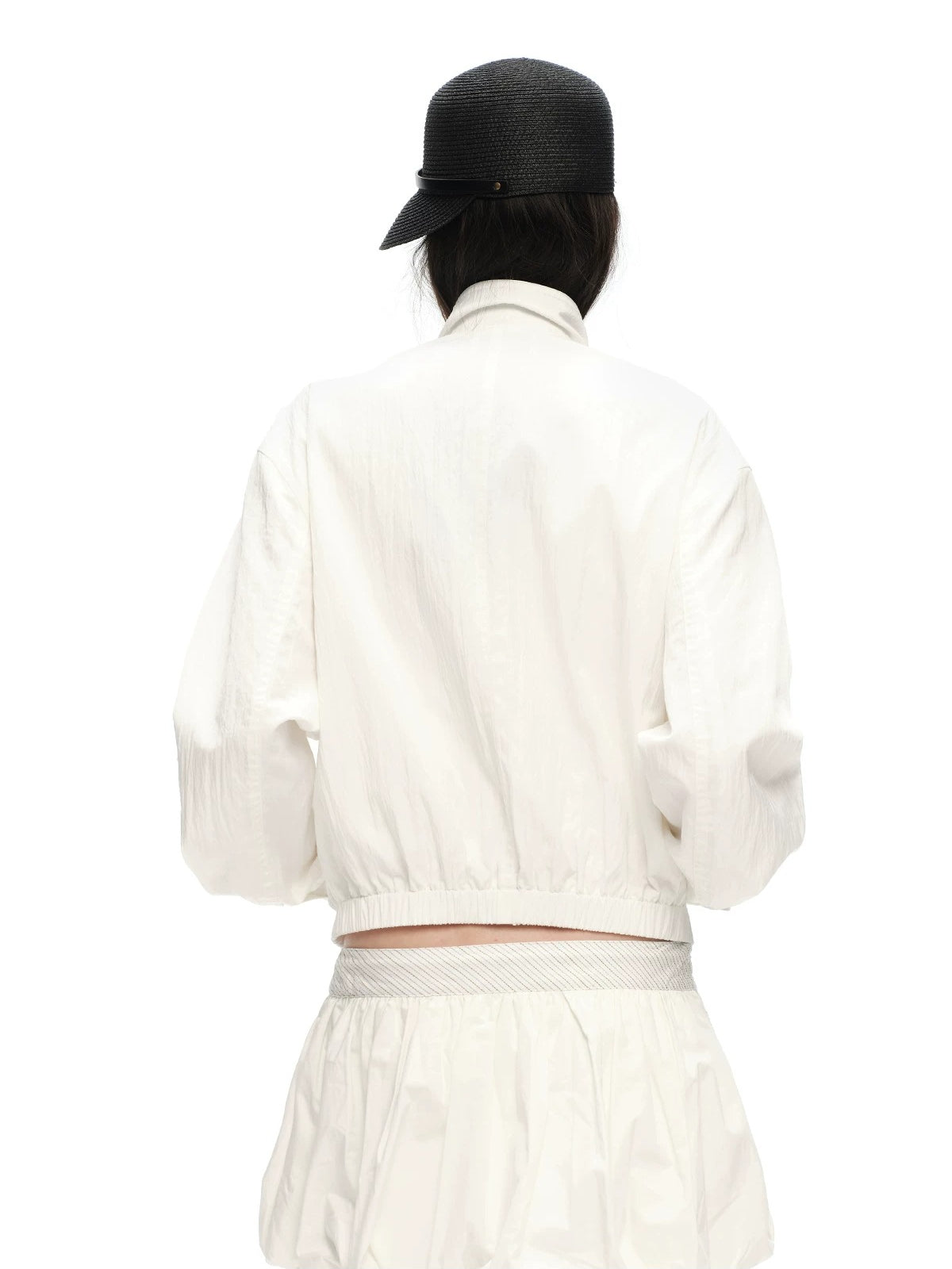 Lyocell Stand Collar Jacket