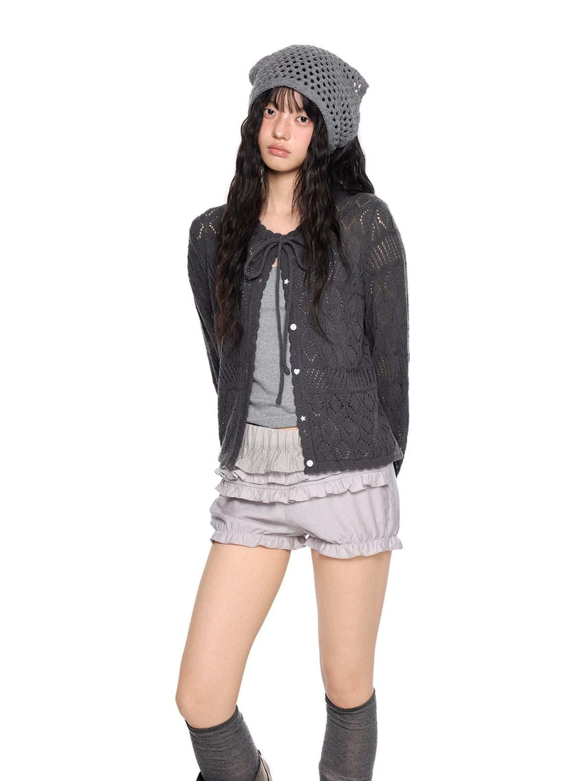 Boho Sheer Knit Cardigan