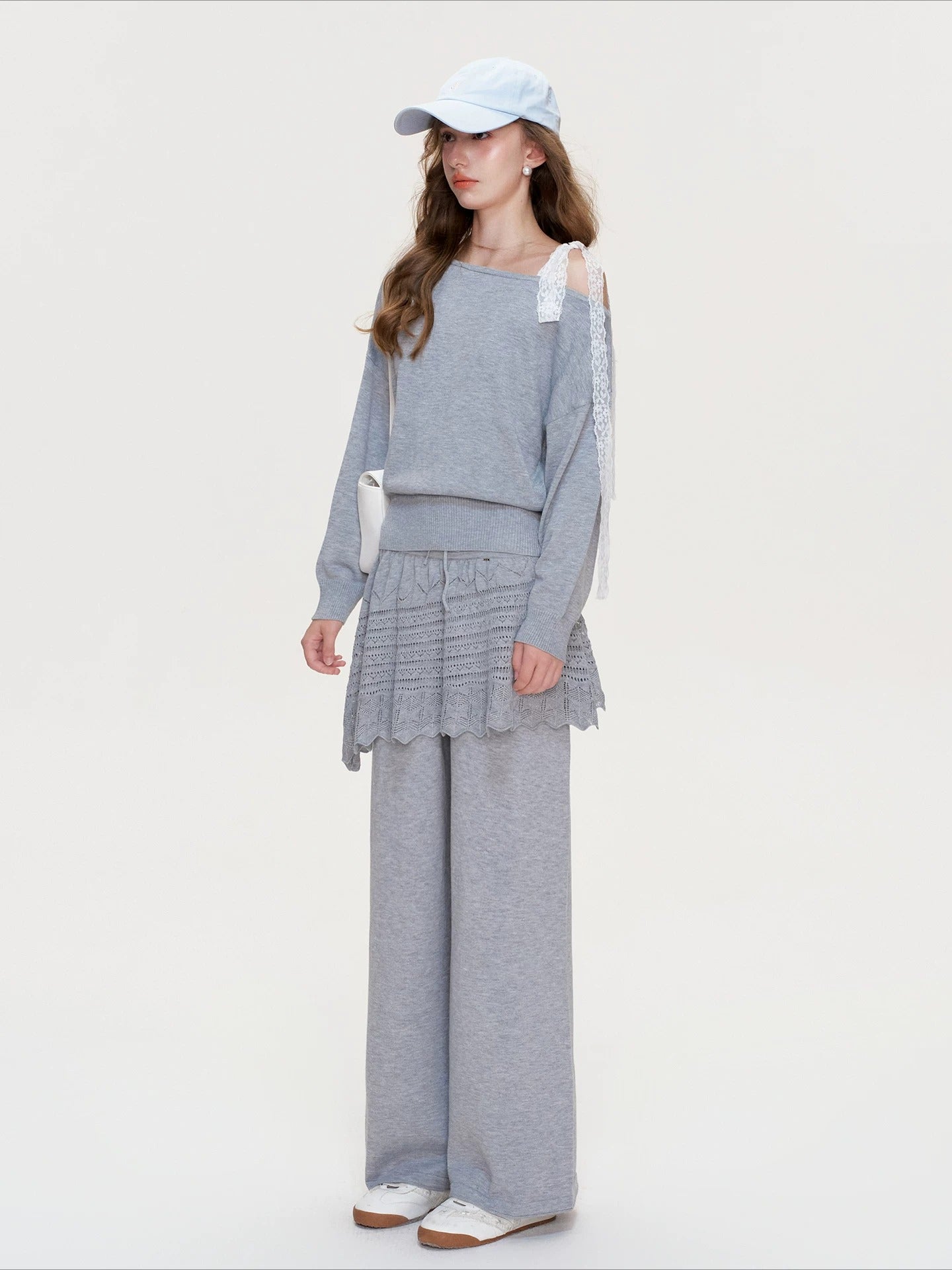 Lace Knit Lounge Set