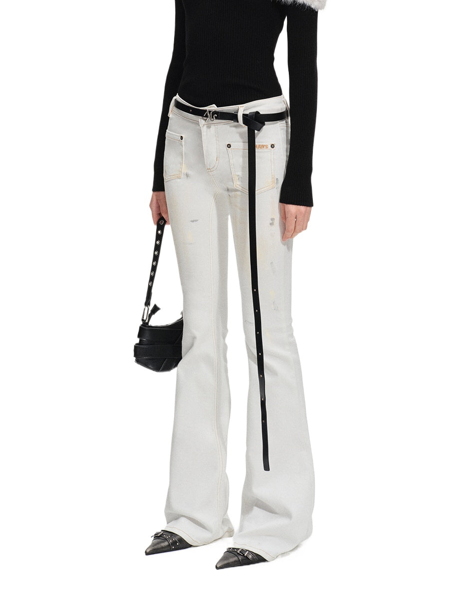 Polar Contour Leather Belt