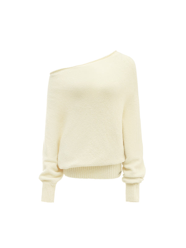Off-Shoulder Oversized Sweater