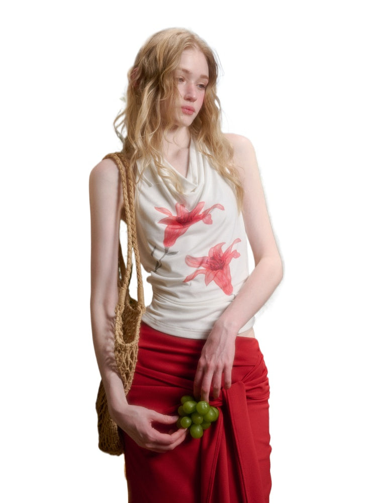 Perfumed Lily Top & Skirt Set
