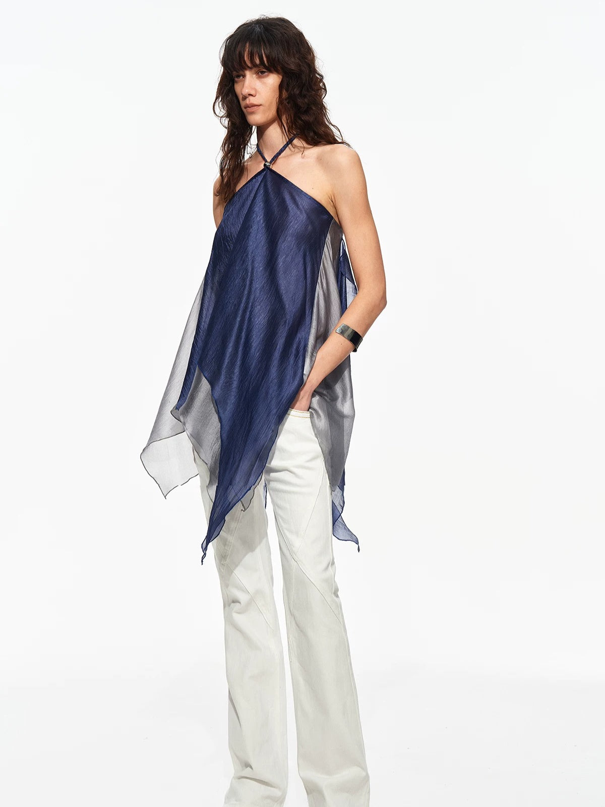 Braided Halter Layer Top