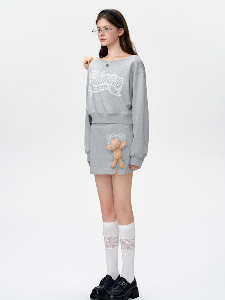 Side Slit A-Line Skirt