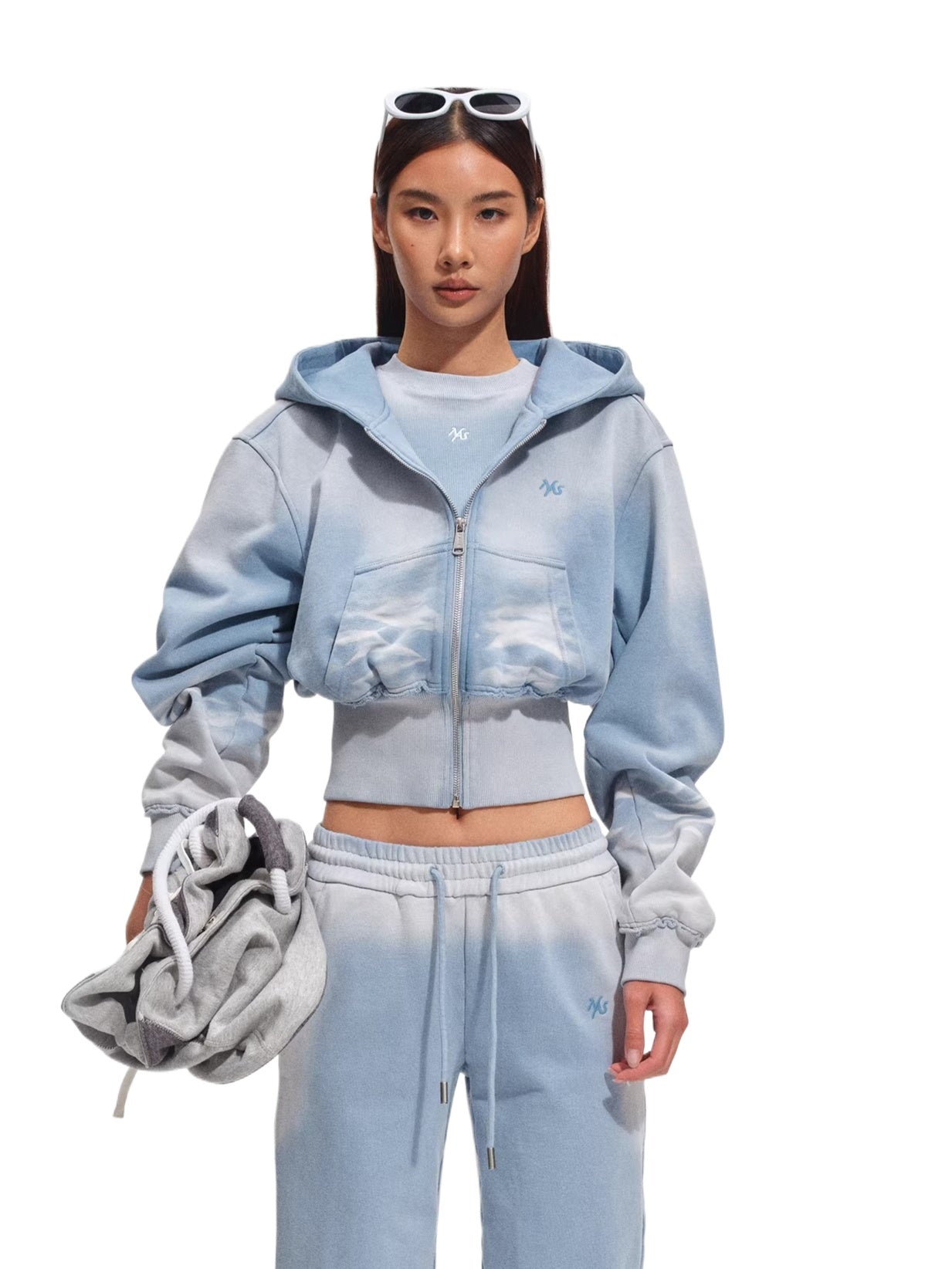 Equestrian Cropped Hoodie