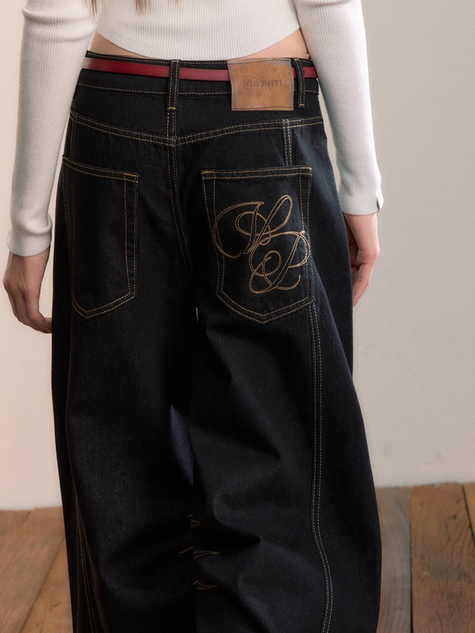 Original Black Straight Jeans