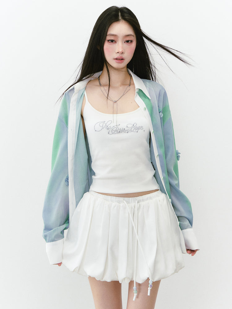 Floral Thin Flowing Sunshade Shirt