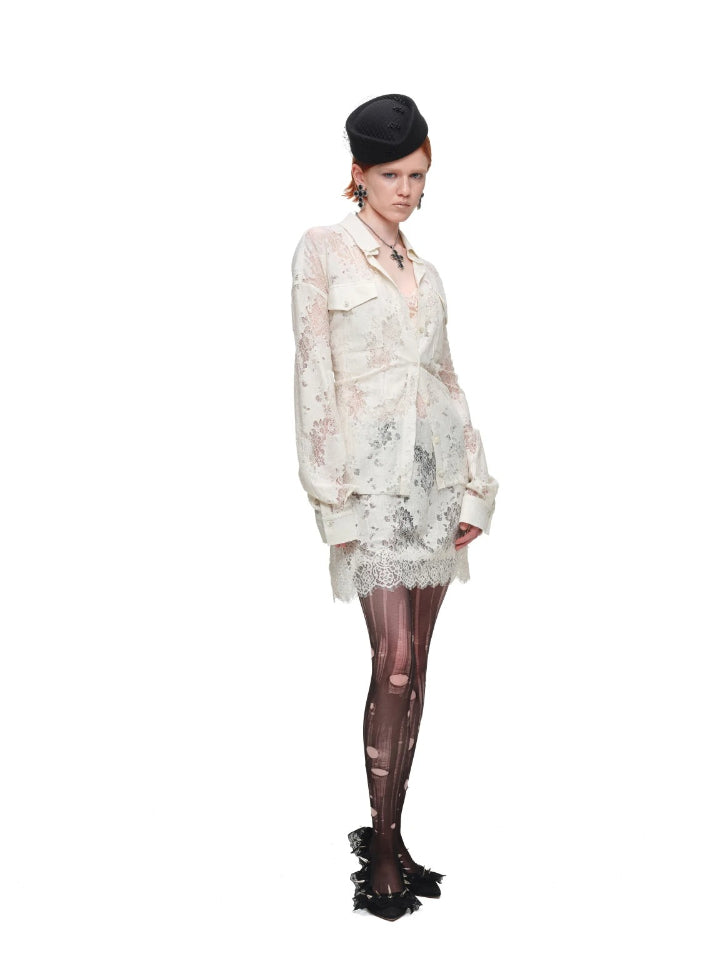 Lace V-neck Slip Dress