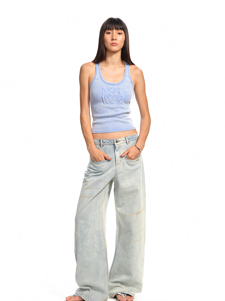 Applique U-Neck Vest Sling