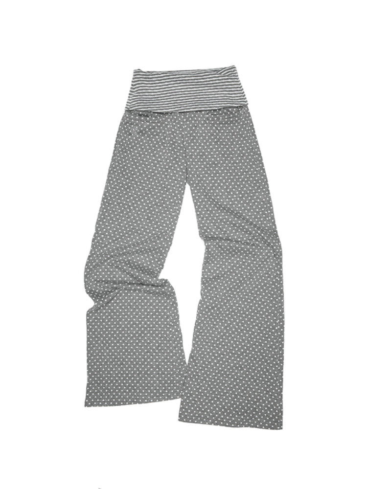 Polka Dot Stripe Double-Sided Tank Top & Pants Set