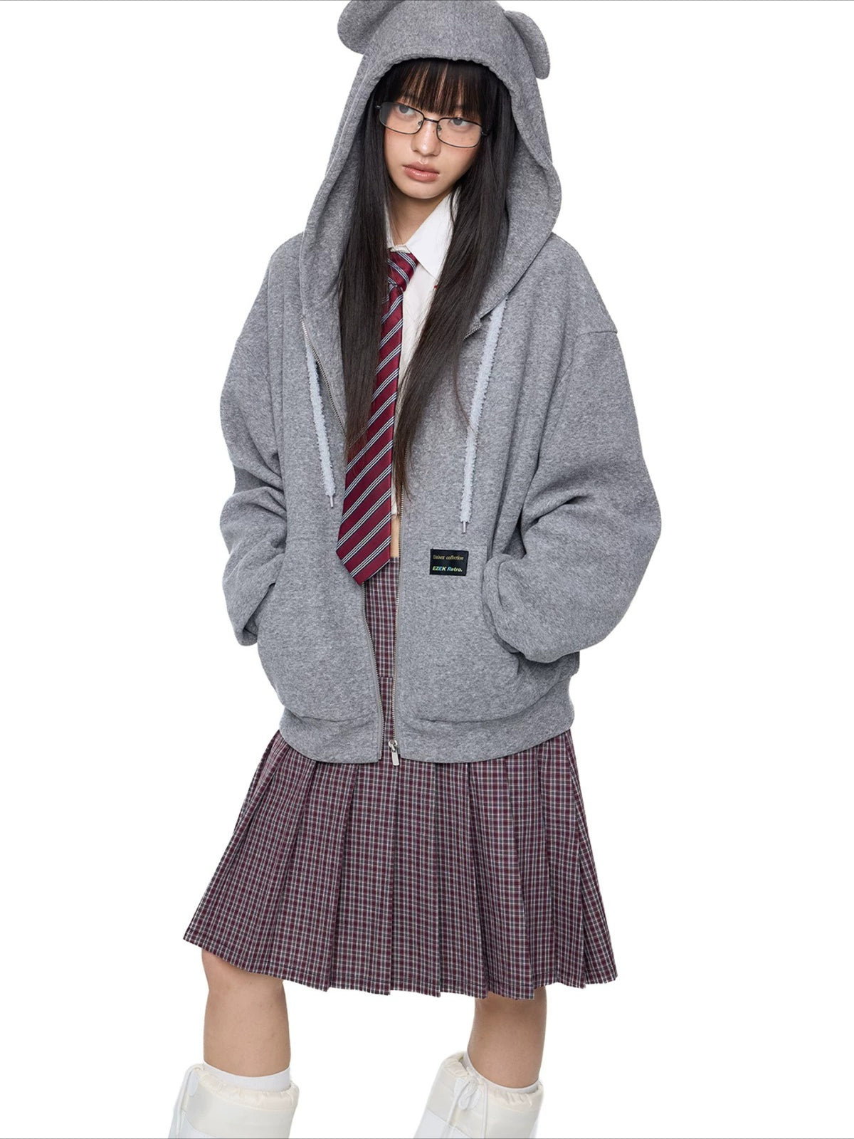 Bear Ear Hoodie Jacket