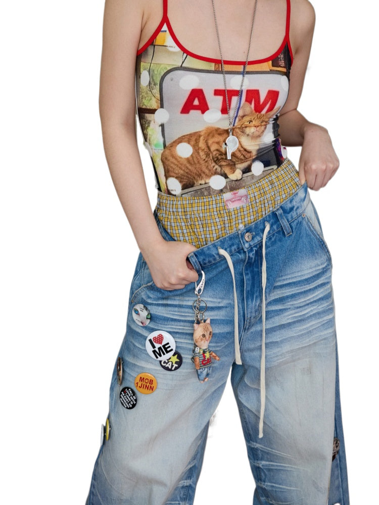 Cat & Dog Personalized Print Badge