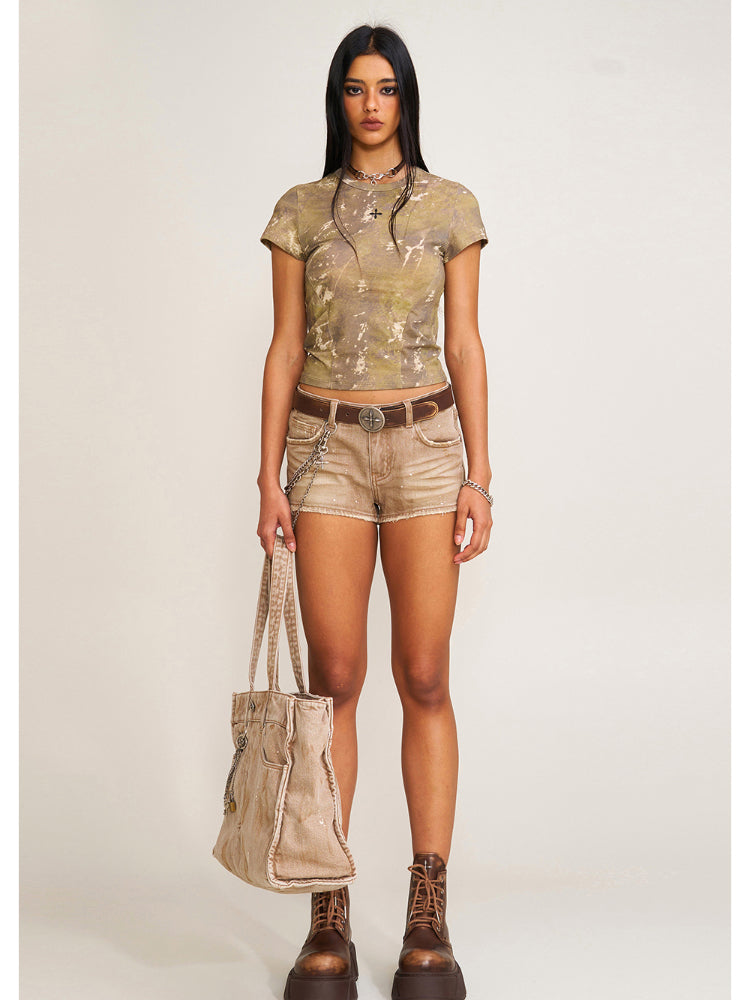 Vintage Hurricane Fade Body Tee Hurricane Camouflage
