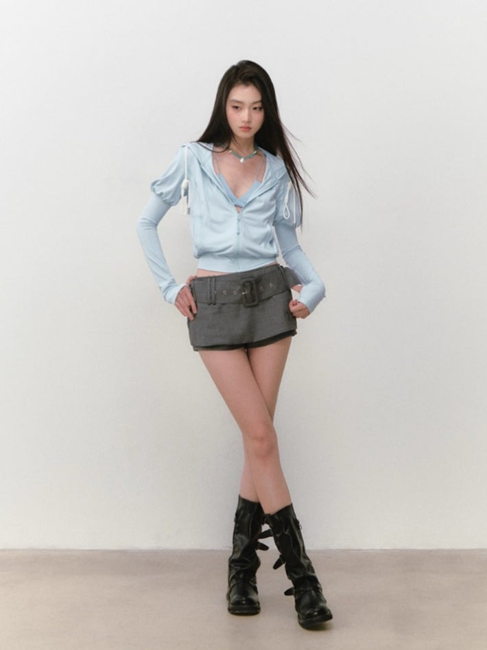 Water-drill Slim UPF50+ Sunscreen Shirt