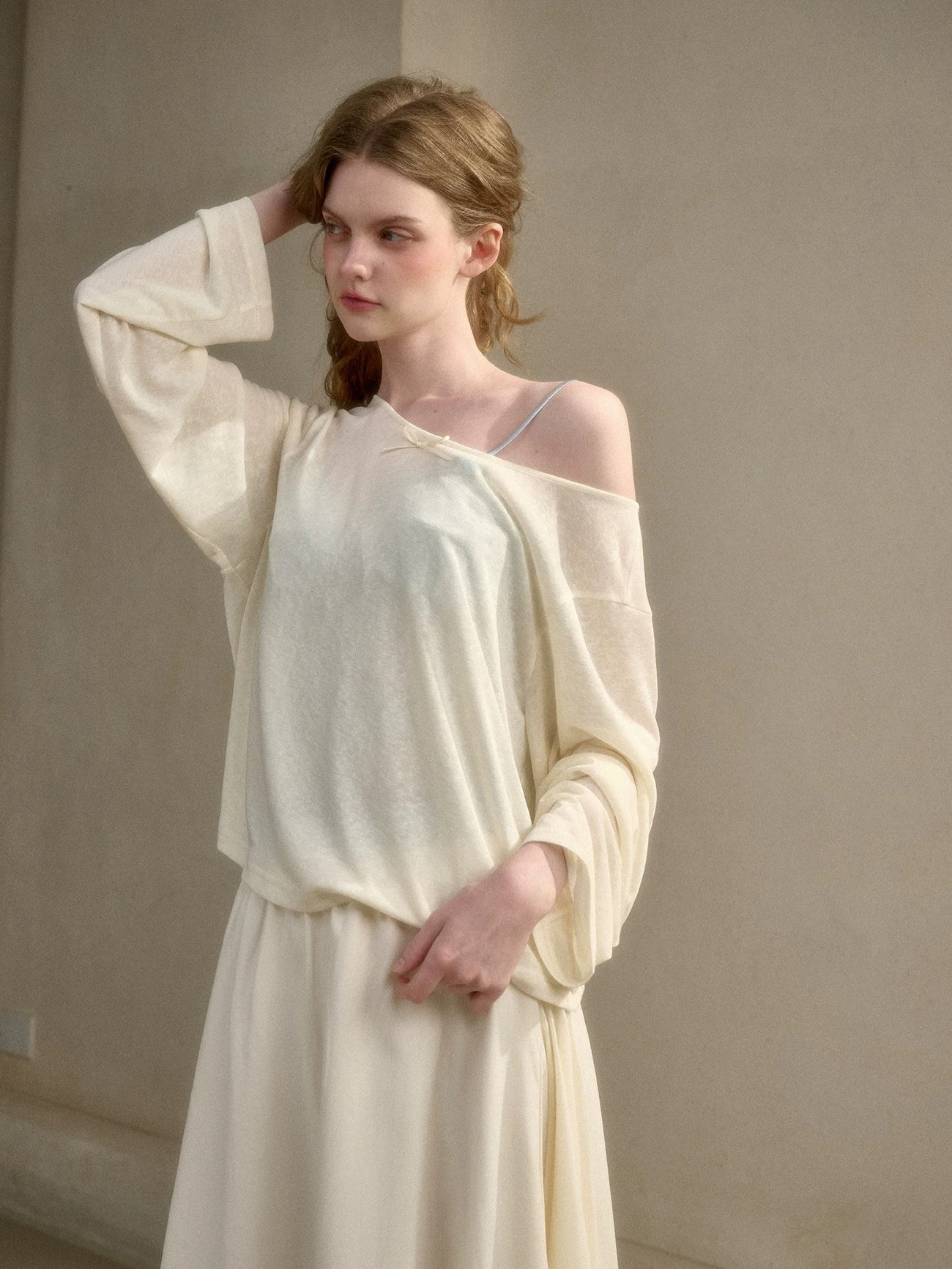 Lyocell Overlay Top
