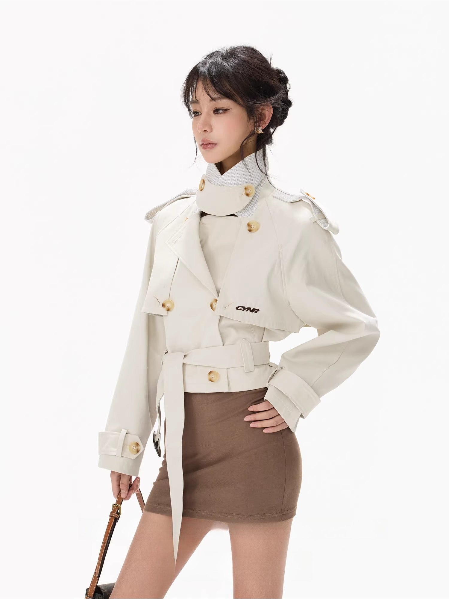 Crop Trench Jacket