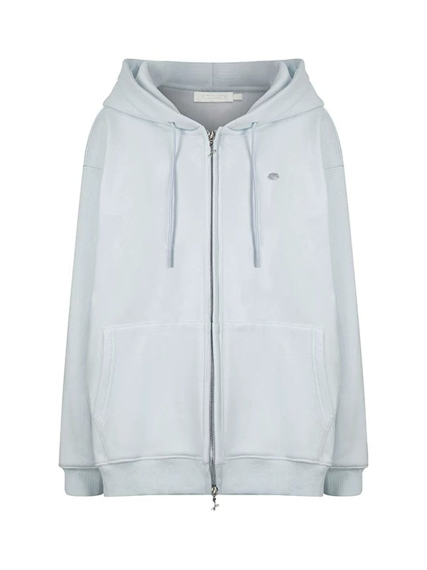 Pink & Blue Organic Fleece Hoodie