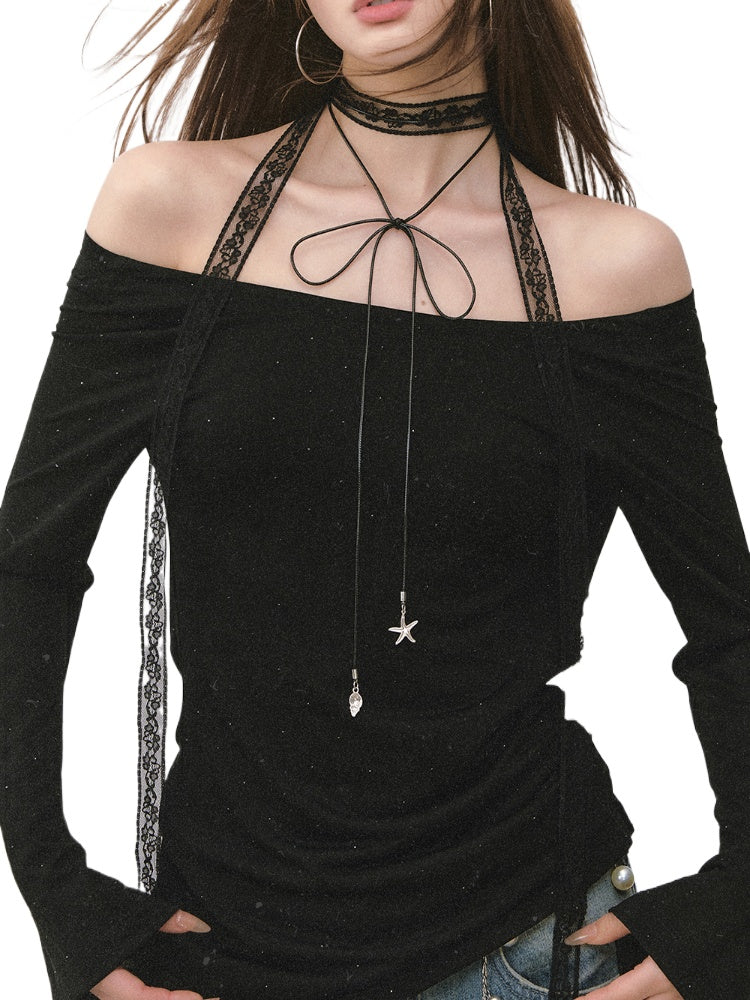 Starfish Series Lace String Necklace