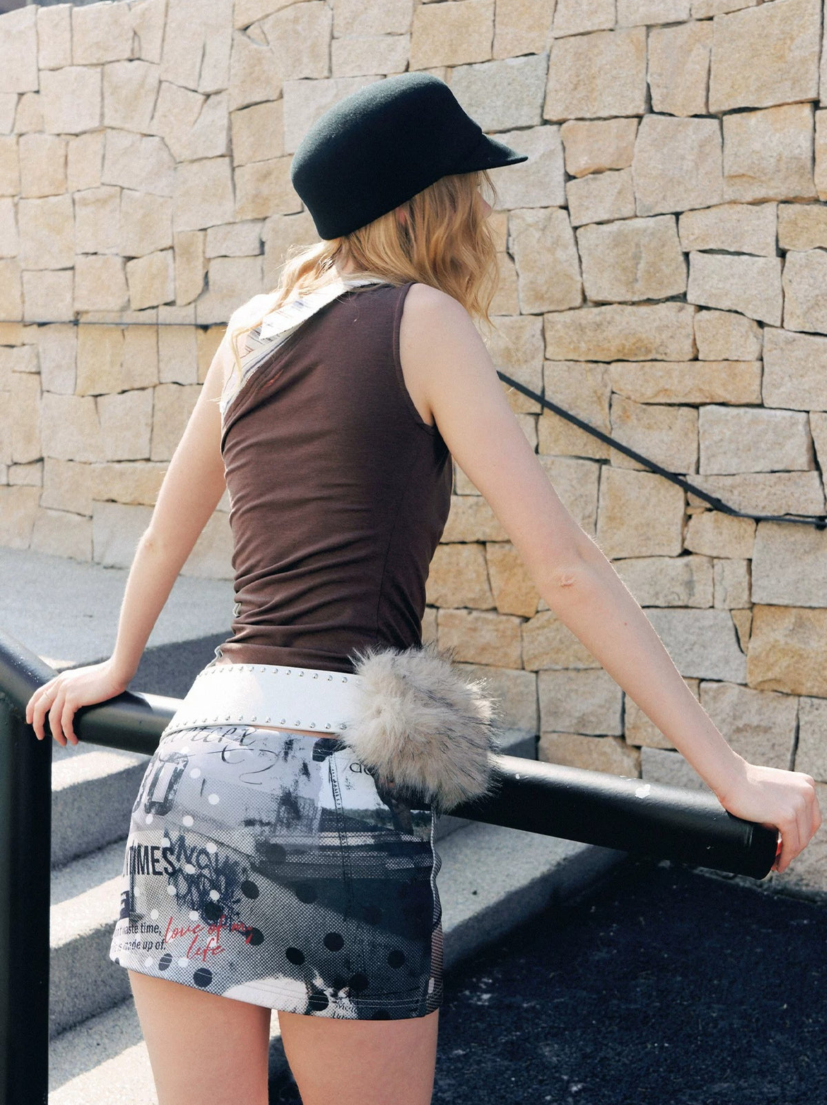 Pony Dot Mini Skirt