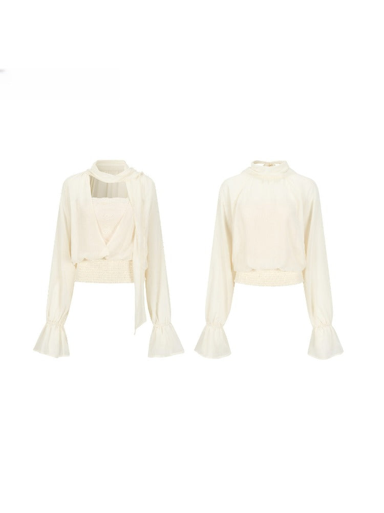 Reversible Chiffon Blouse