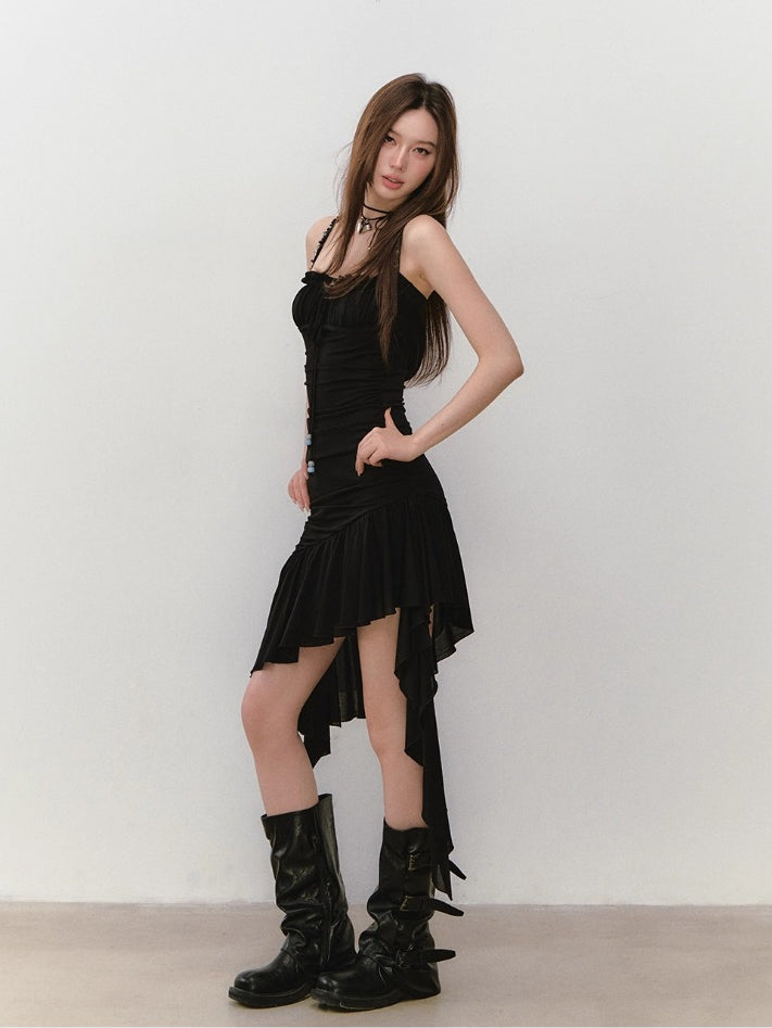 Beaded Mesh Bodycon Dress