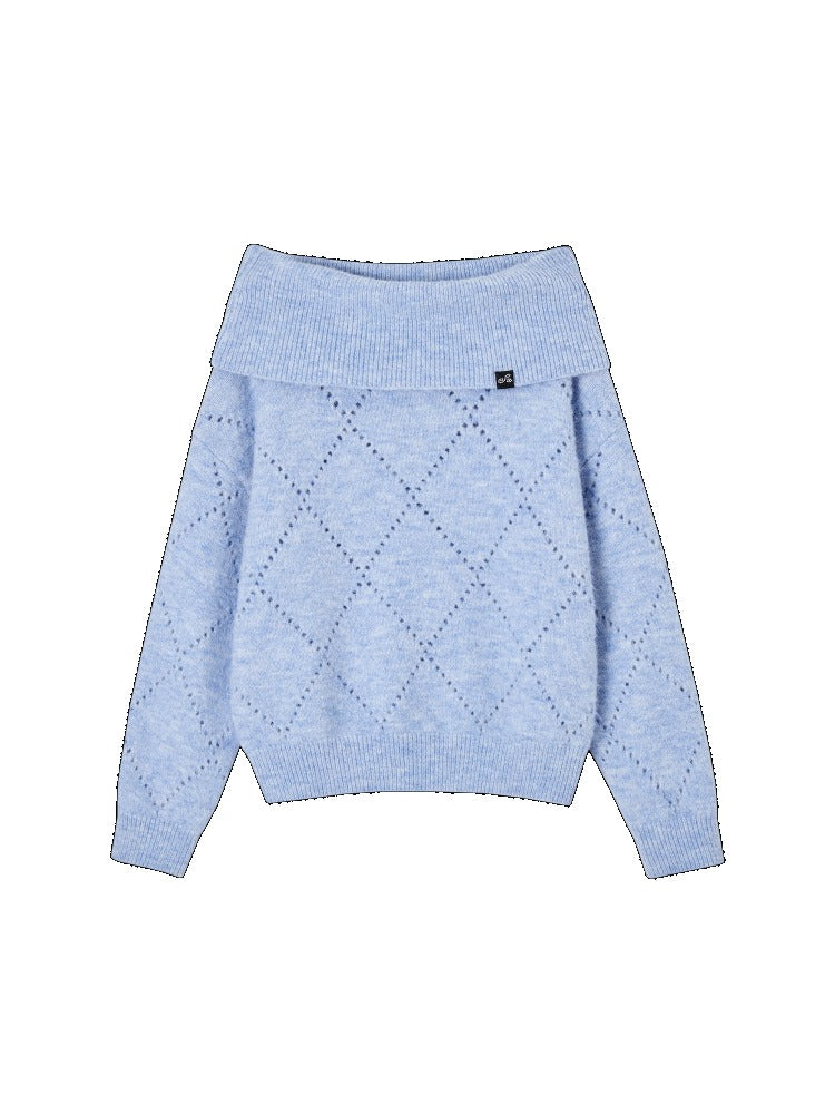 Cutout Shoulder Sweater