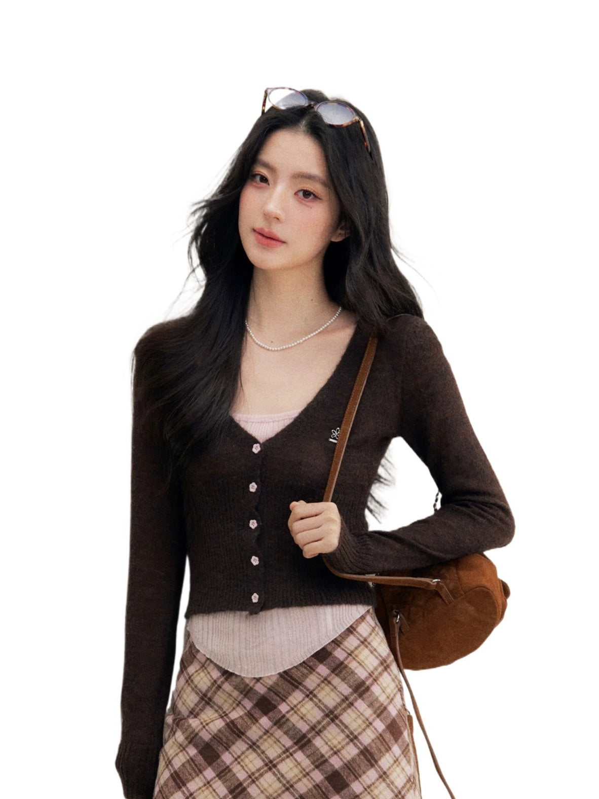 Floral Button Knit Top