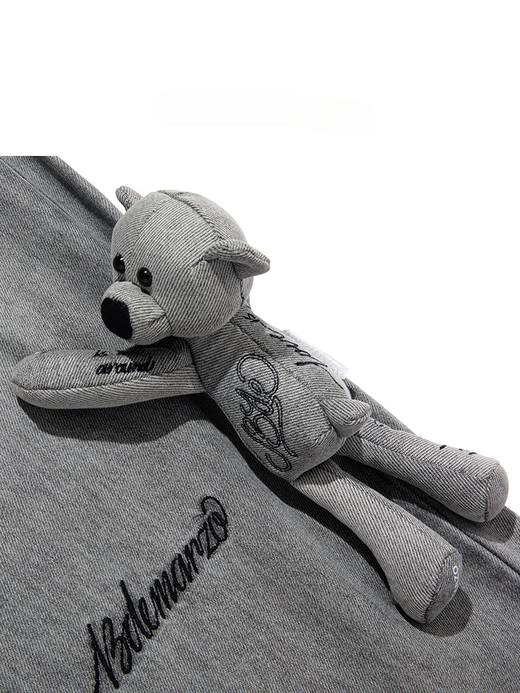 Handwritten Logo Pocket Straight Leg Jeans