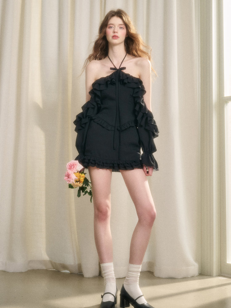 Summer Afternoon Halter Top & Skirt Set