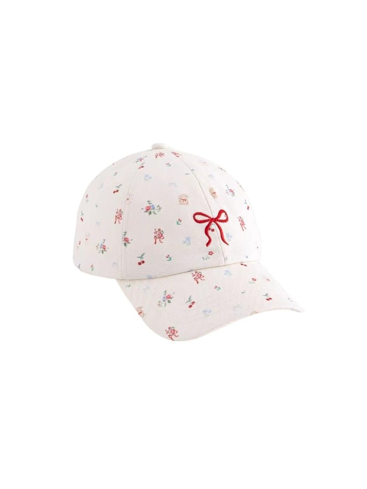 Floral Embroidered Cap