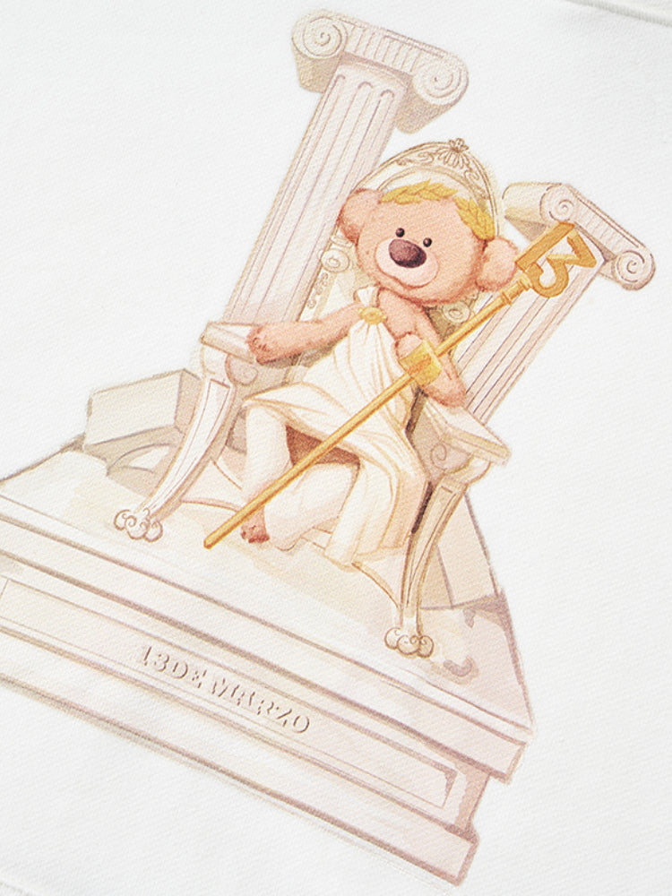 Illustrated Hoodie Sweatshirt