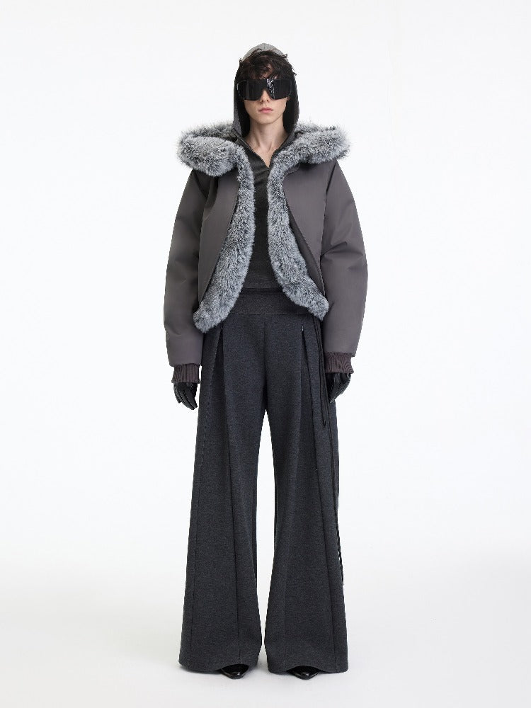 Lyocell Stretch Flared Pants