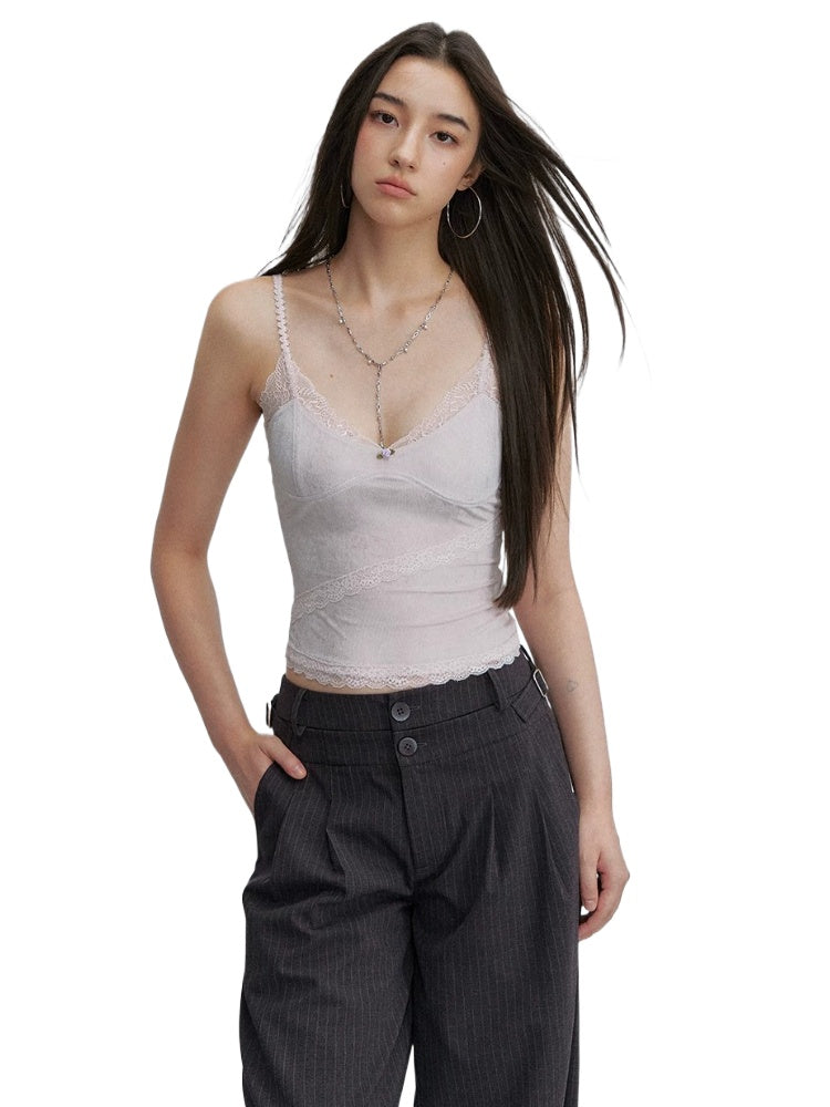 Lace Velvet Cami