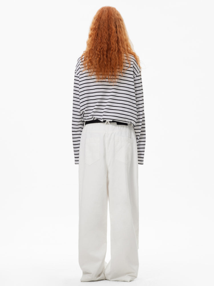 Oversized Tailored Wide-Leg Pants