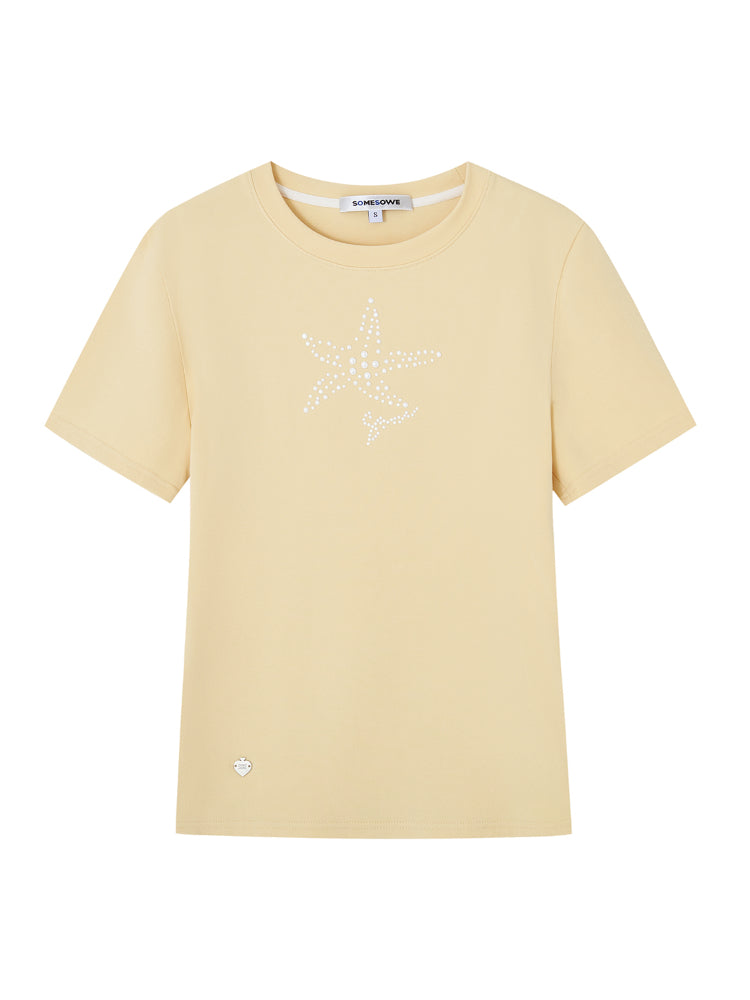Slim-Fit Lazy Half-sleeve T-shirt