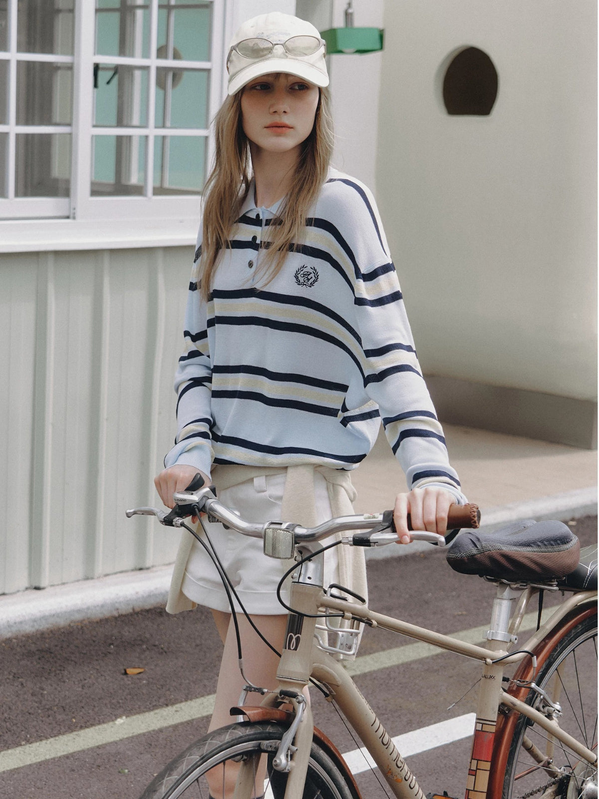 Striped Polo Top Set