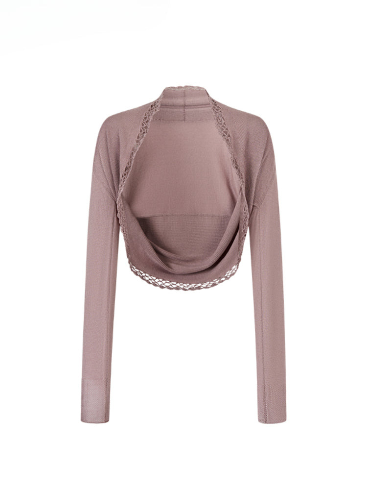 Heavy-duty Knitted Draped Neck Tank Top Set