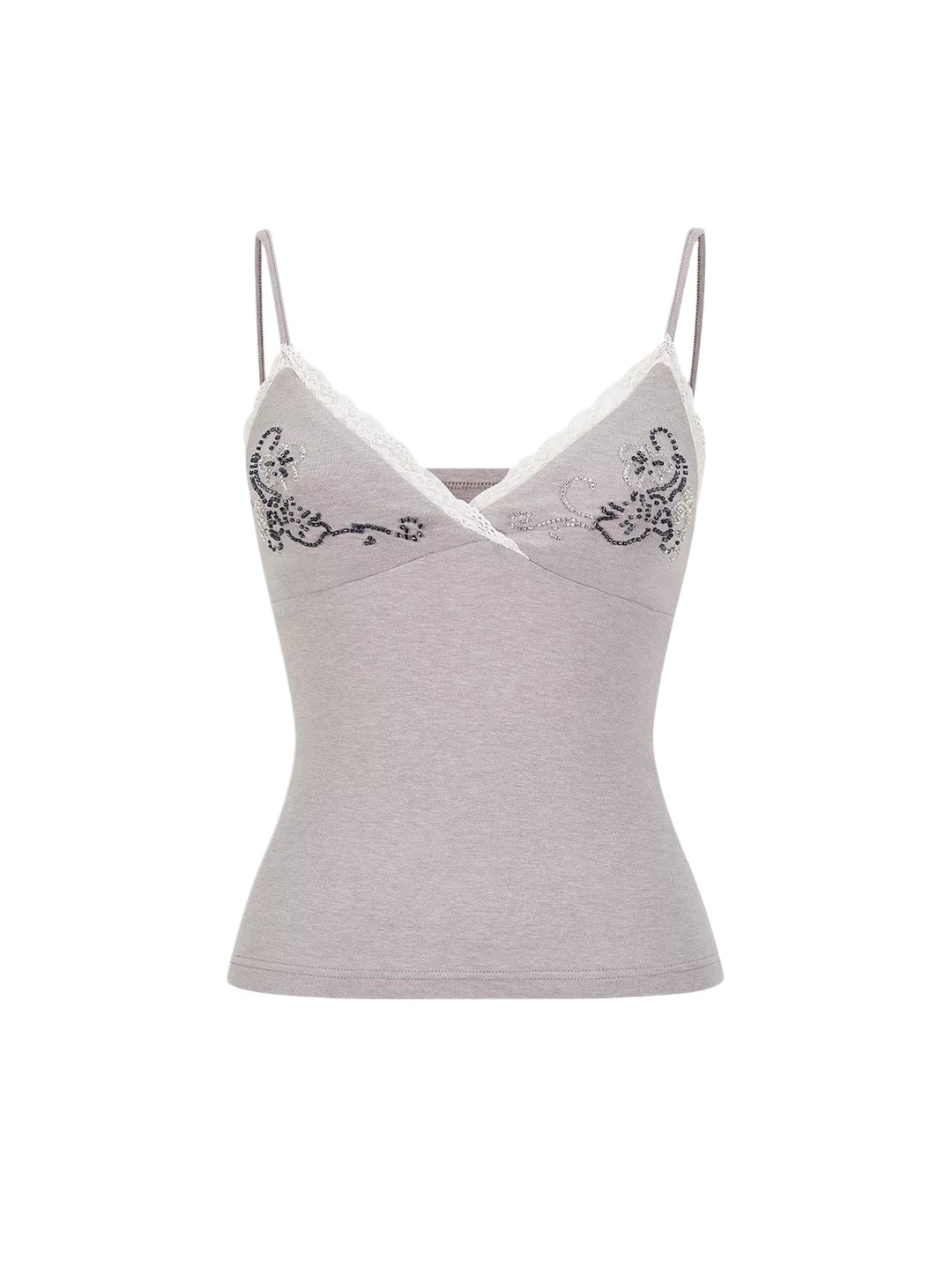 Beaded Lace Cami Top
