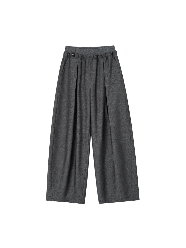 Double Waist Curved Pants